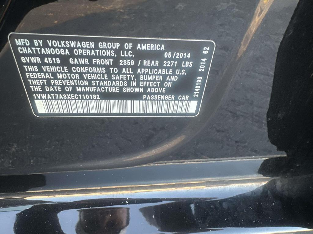 used 2014 Volkswagen Passat car, priced at $9,900