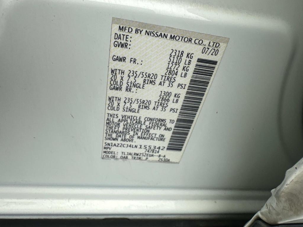 used 2020 Nissan Murano car, priced at $18,900