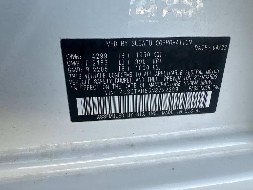 used 2022 Subaru Impreza car, priced at $24,900