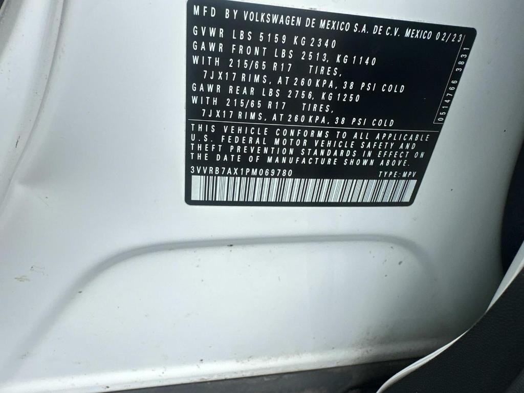 used 2023 Volkswagen Tiguan car, priced at $23,350