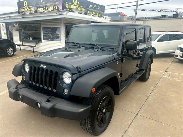 used 2017 Jeep Wrangler Unlimited car, priced at $16,997