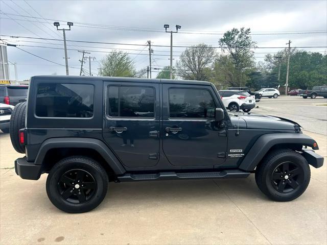 used 2017 Jeep Wrangler Unlimited car, priced at $16,997