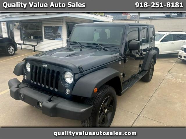 used 2017 Jeep Wrangler Unlimited car, priced at $16,997