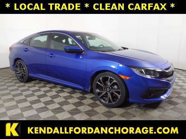 used 2021 Honda Civic car, priced at $22,588