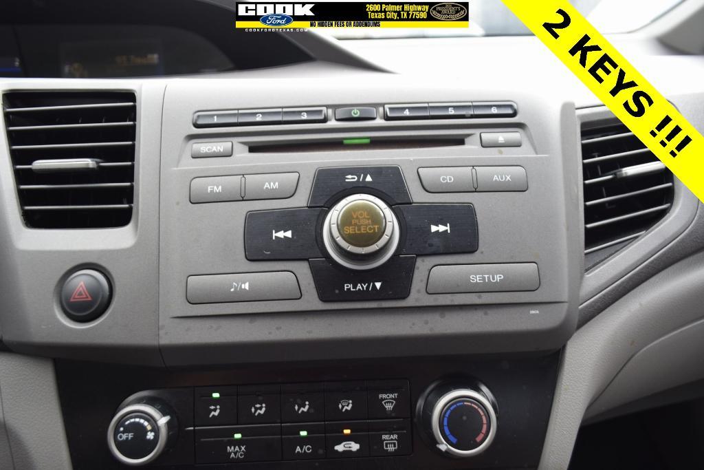 used 2012 Honda Civic car, priced at $8,983