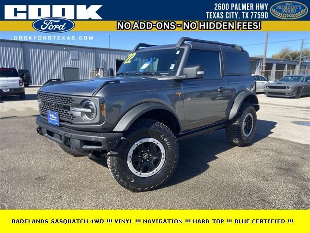 used 2022 Ford Bronco car, priced at $41,489