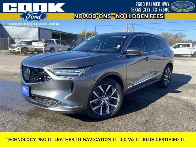 used 2022 Acura MDX car, priced at $34,489