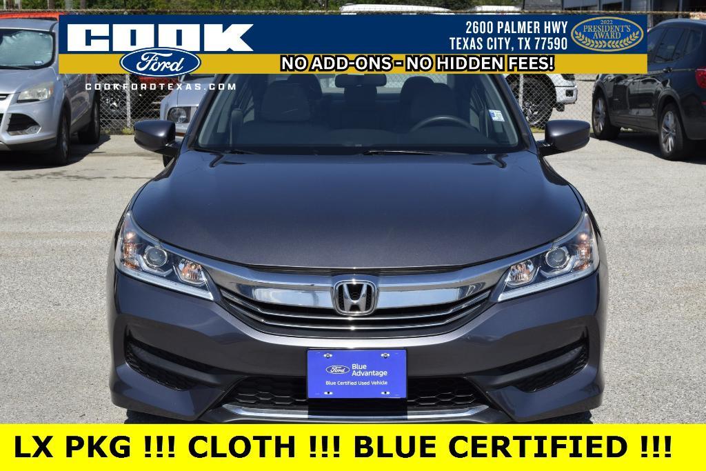 used 2017 Honda Accord car, priced at $18,489