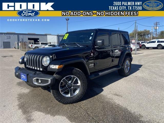 used 2018 Jeep Wrangler Unlimited car, priced at $27,989