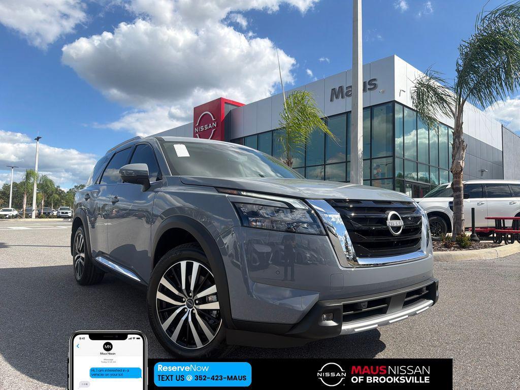 new 2025 Nissan Pathfinder car, priced at $49,671