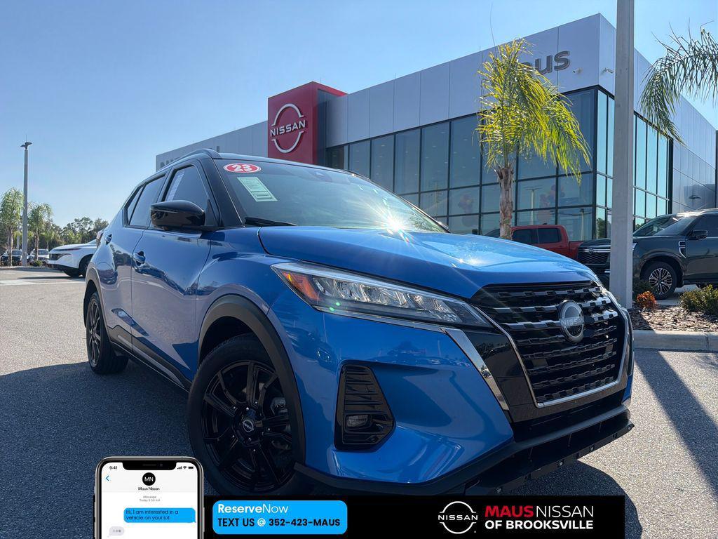 used 2023 Nissan Kicks car, priced at $17,881