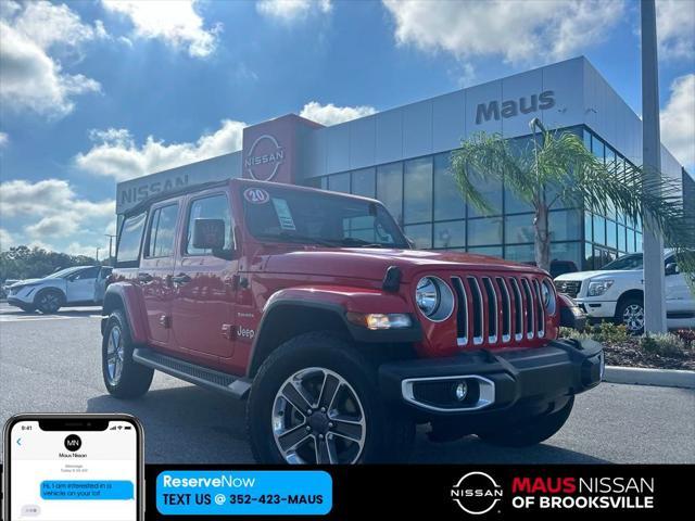 used 2020 Jeep Wrangler Unlimited car, priced at $27,984