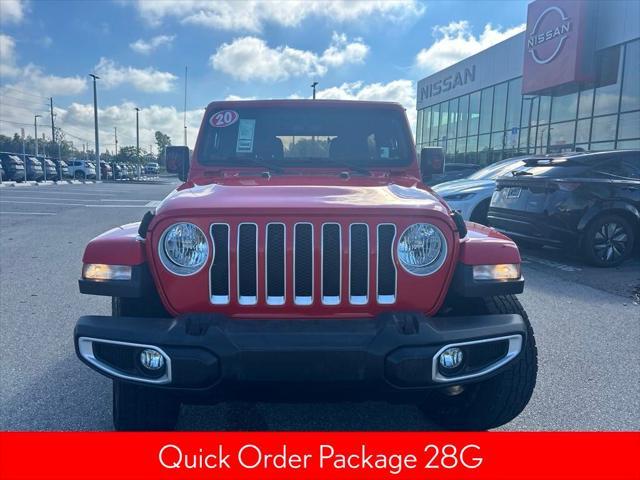 used 2020 Jeep Wrangler Unlimited car, priced at $27,984