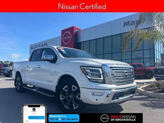 used 2024 Nissan Titan car, priced at $50,851