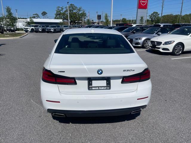 used 2023 BMW 530e car, priced at $31,390