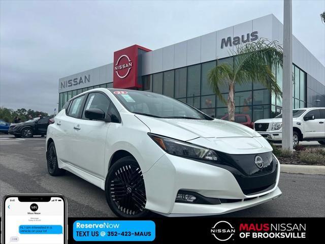 used 2023 Nissan Leaf car, priced at $19,868