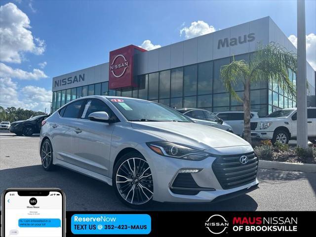 used 2018 Hyundai Elantra car, priced at $12,270