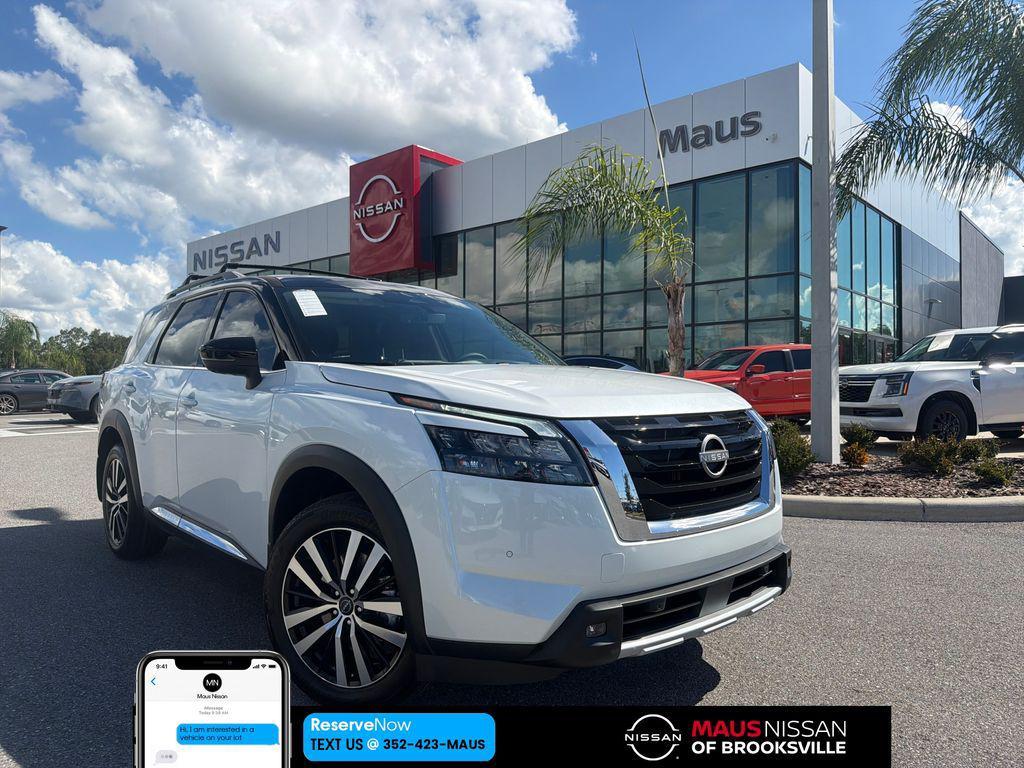 new 2025 Nissan Pathfinder car, priced at $49,957