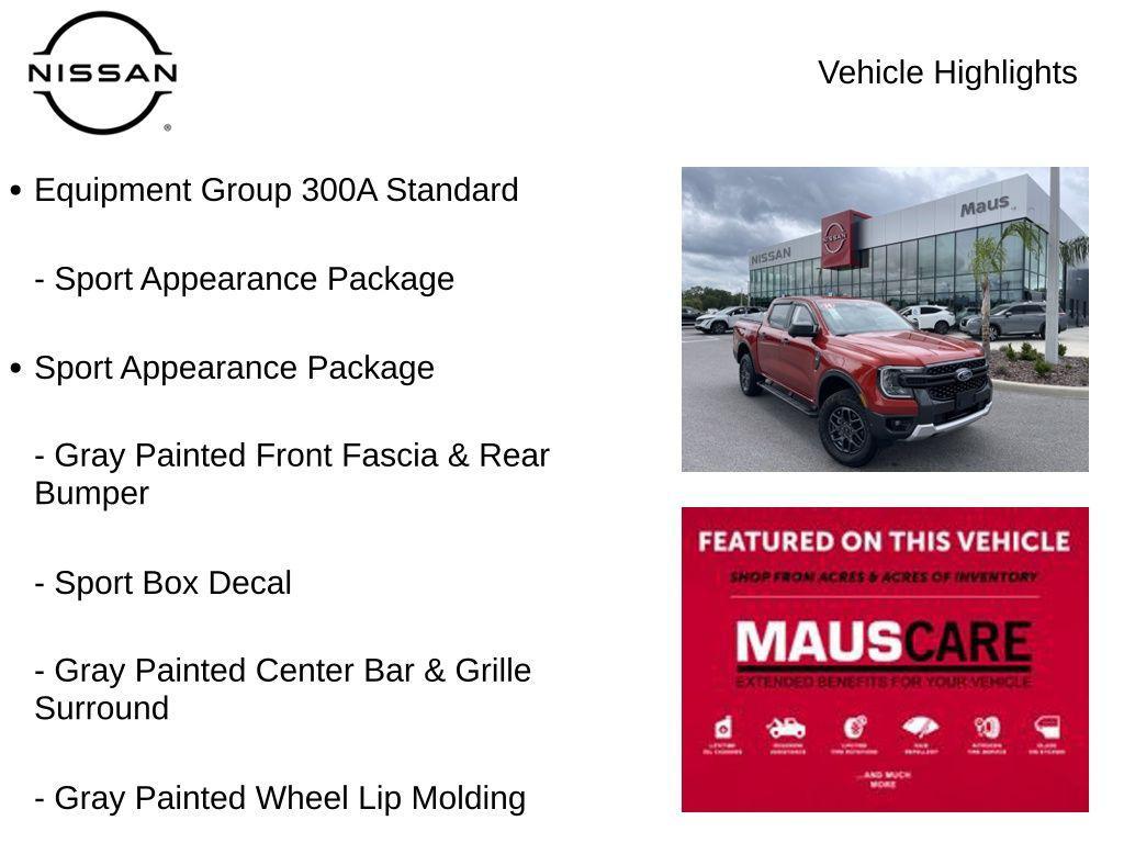 used 2024 Ford Ranger car, priced at $35,964