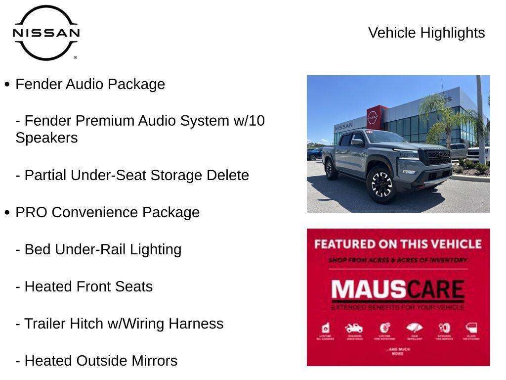 used 2024 Nissan Frontier car, priced at $33,976