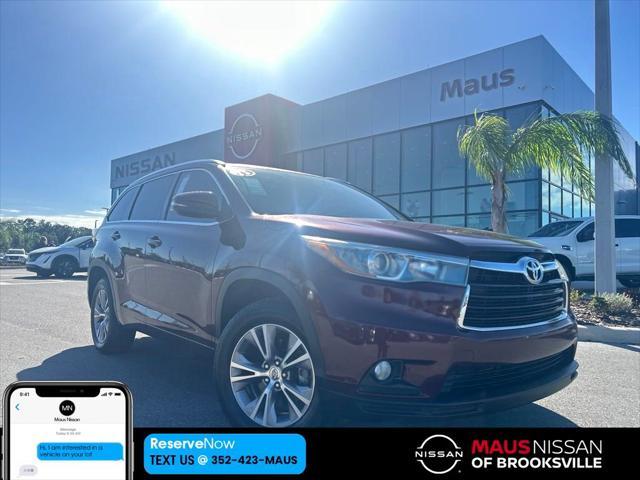 used 2015 Toyota Highlander car, priced at $17,896