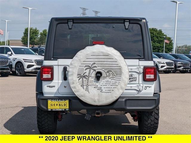 used 2020 Jeep Wrangler Unlimited car, priced at $31,670