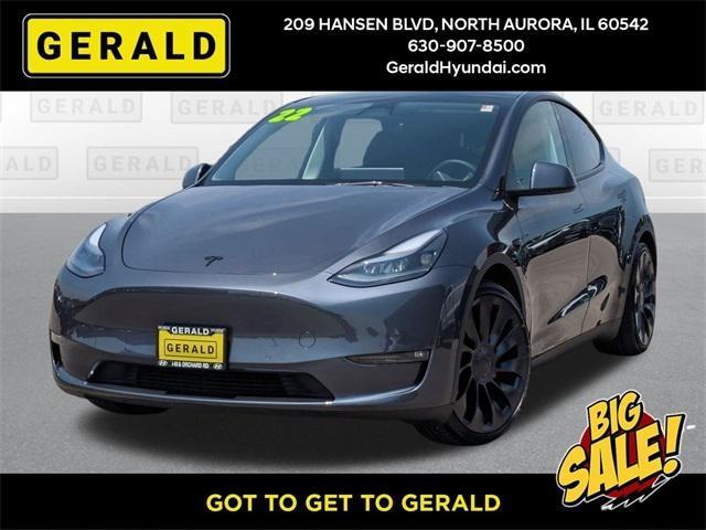 used 2022 Tesla Model Y car, priced at $31,966