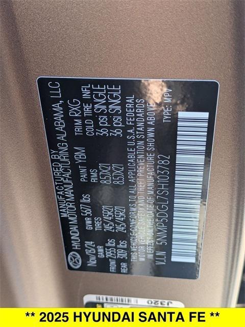 used 2025 Hyundai Santa Fe car, priced at $45,989
