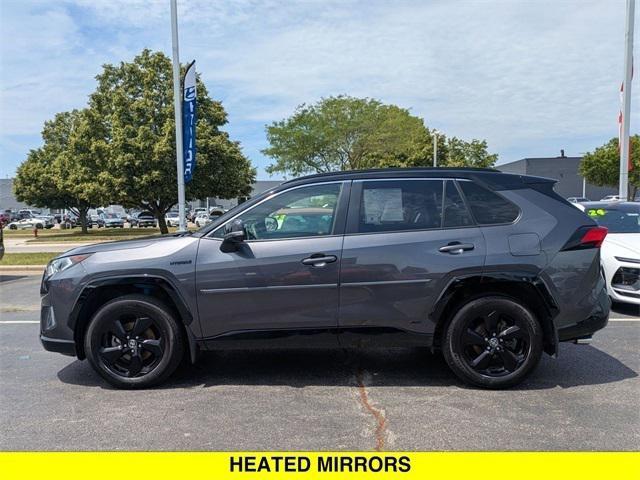 used 2021 Toyota RAV4 Hybrid car, priced at $34,999