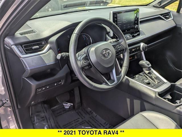 used 2021 Toyota RAV4 Hybrid car, priced at $34,999