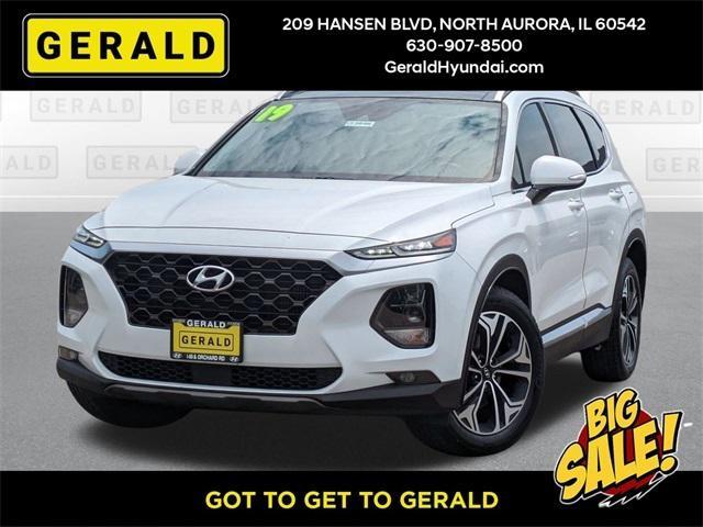used 2019 Hyundai Santa Fe car, priced at $17,561