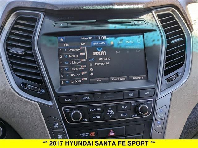 used 2017 Hyundai Santa Fe Sport car, priced at $14,975