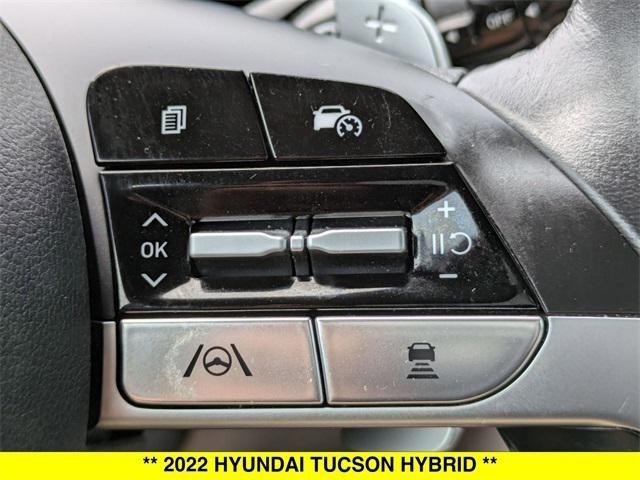 used 2022 Hyundai TUCSON Hybrid car, priced at $25,487