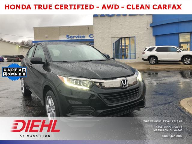 used 2022 Honda HR-V car, priced at $21,000