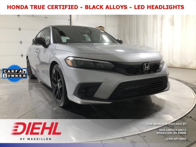 used 2022 Honda Civic car, priced at $24,000