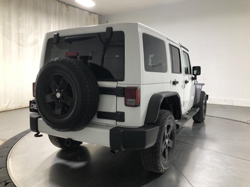 used 2016 Jeep Wrangler Unlimited car, priced at $19,123