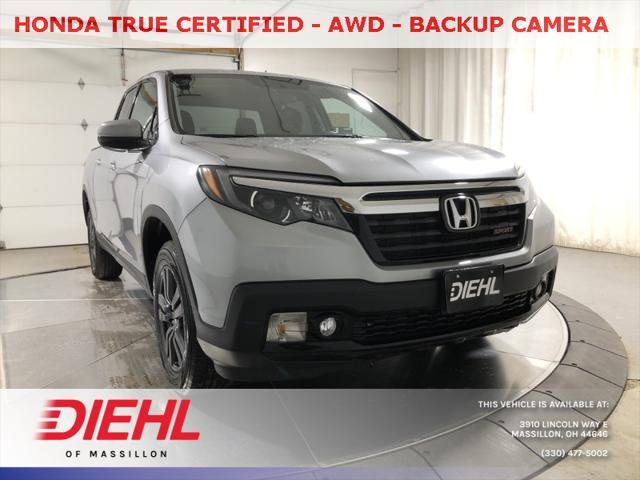 used 2019 Honda Ridgeline car, priced at $25,000