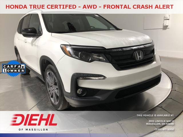 used 2022 Honda Pilot car, priced at $30,618