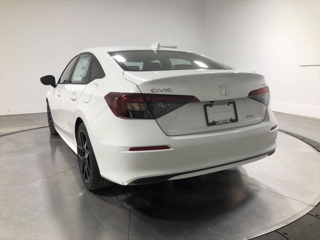 new 2025 Honda Civic Hybrid car, priced at $30,555