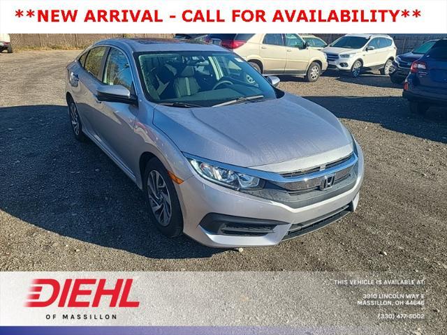 used 2018 Honda Civic car, priced at $17,070