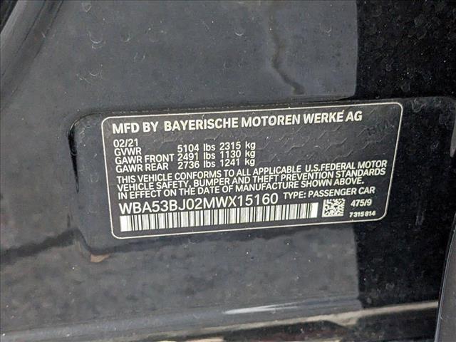 used 2021 BMW 540 car, priced at $31,836