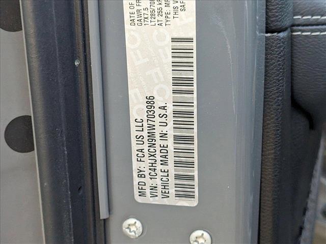 used 2021 Jeep Wrangler car, priced at $34,999