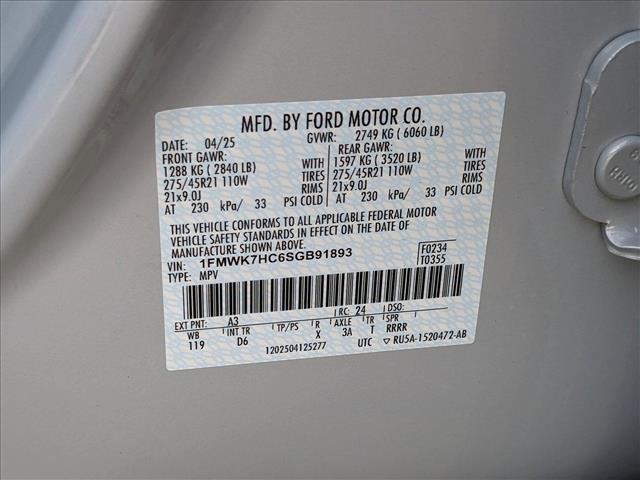 new 2025 Ford Explorer car, priced at $53,983