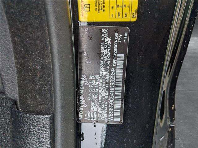 used 2017 BMW M6 car, priced at $45,538