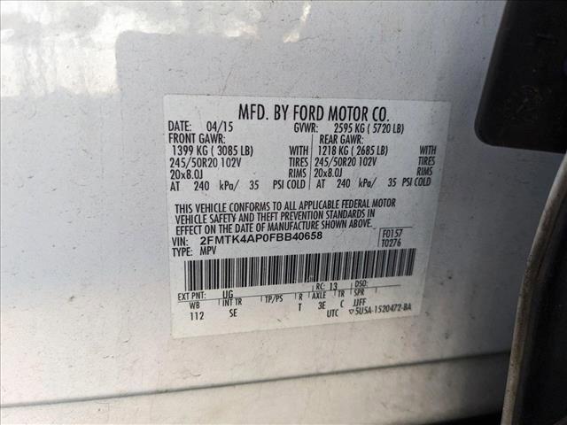 used 2015 Ford Edge car, priced at $12,843