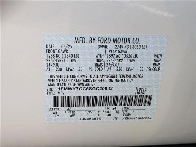 new 2025 Ford Explorer car, priced at $55,169