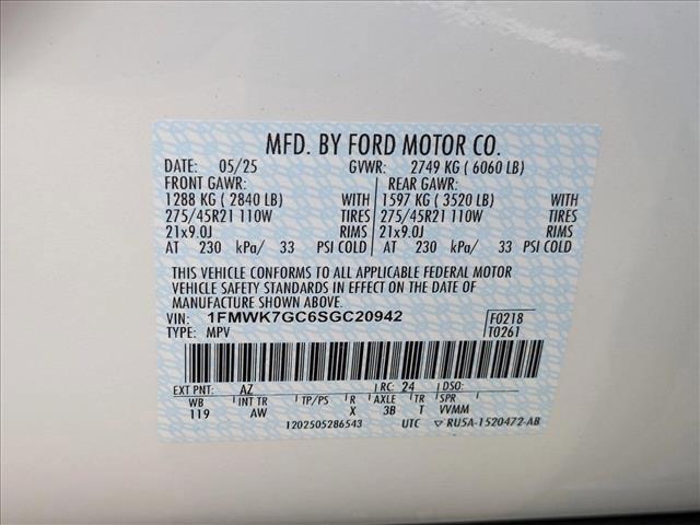 new 2025 Ford Explorer car, priced at $56,369