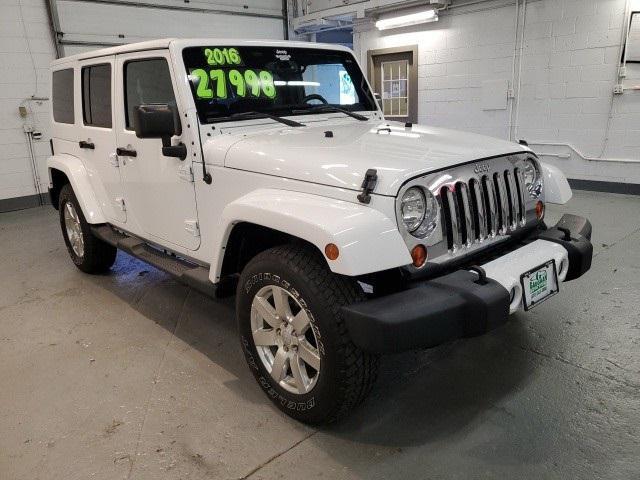 used 2016 Jeep Wrangler Unlimited car, priced at $24,498