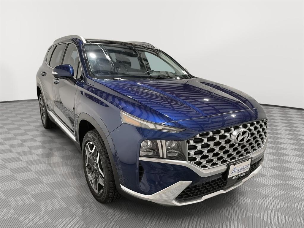 used 2021 Hyundai Santa Fe car, priced at $27,900