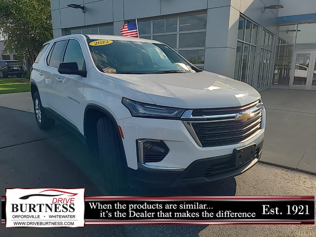 used 2022 Chevrolet Traverse car, priced at $23,322
